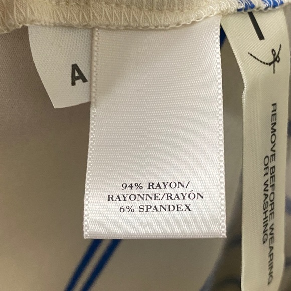 Ann Taylor Blue Striped Maxi Dress (XS) - Picture 9 of 11